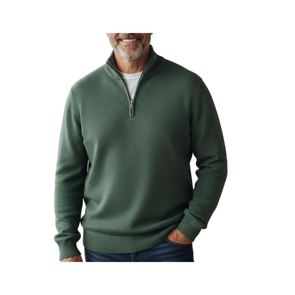 Croft & Barrow Men’s Quarter-Zip Pullover Sweater | Size XXL